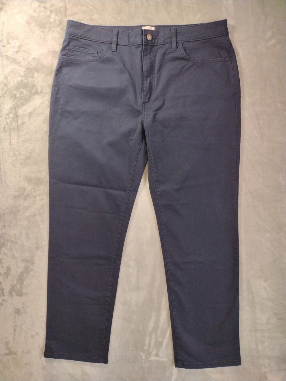 Flint And Tinder Pants Mens 36x30 Blue Straight Fit Stretch Chino Straight Leg